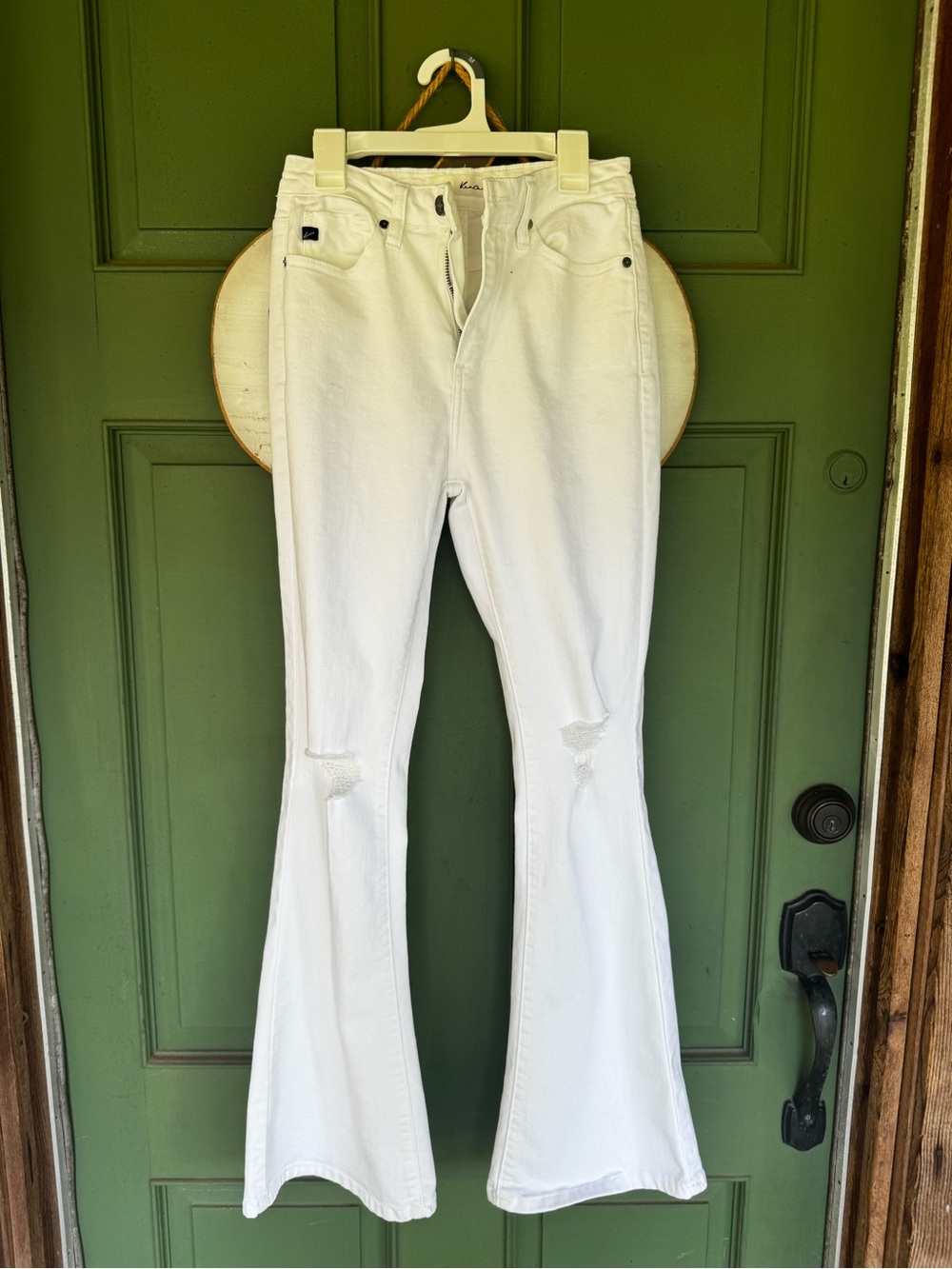 Kancan White Flared Women's Jeans